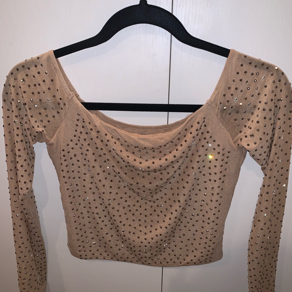 Crystal Off the shoulder top